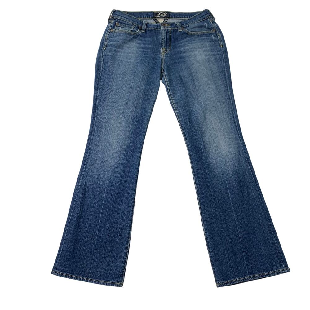 Lucky Brand Jeans Womens 29 Sz 8 Regular Inseam Jeans Bootcut Blue Denim